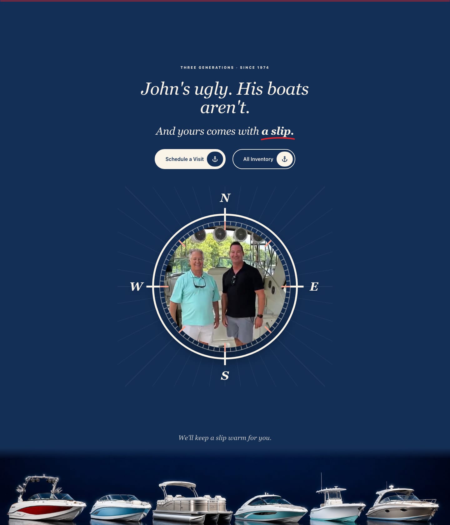 Ugly John's Custom Boats website — designed by Aspire Digital